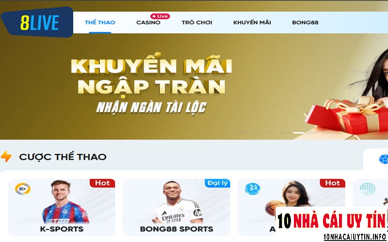 Đánh giá nhà cái 8LIVE | Link vào 8LIVE mới nhất không bị chặn